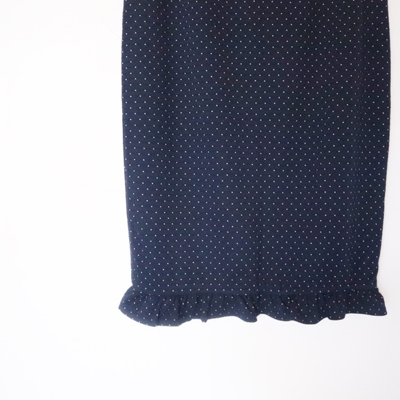 MAX STUDIO Dot Ruffle Pencil Skirt - Picture 3 of 4